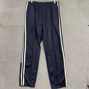 Oxford‎ Fulham Double Stripe Track Pants Men XL Navy Pintuck Pullon Drawstring